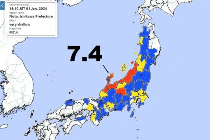 जापान में शक्तिशाली Earthquake : 2024 के साथ सुनामी लहरें, सामने आए खौफनाक वीडियो- Exclusive Report
